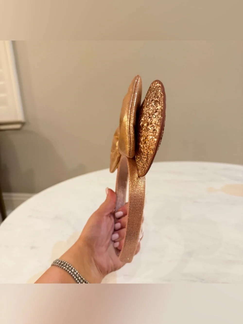 NEW Disney Minnie Ears Headband - Briar Rose Gold